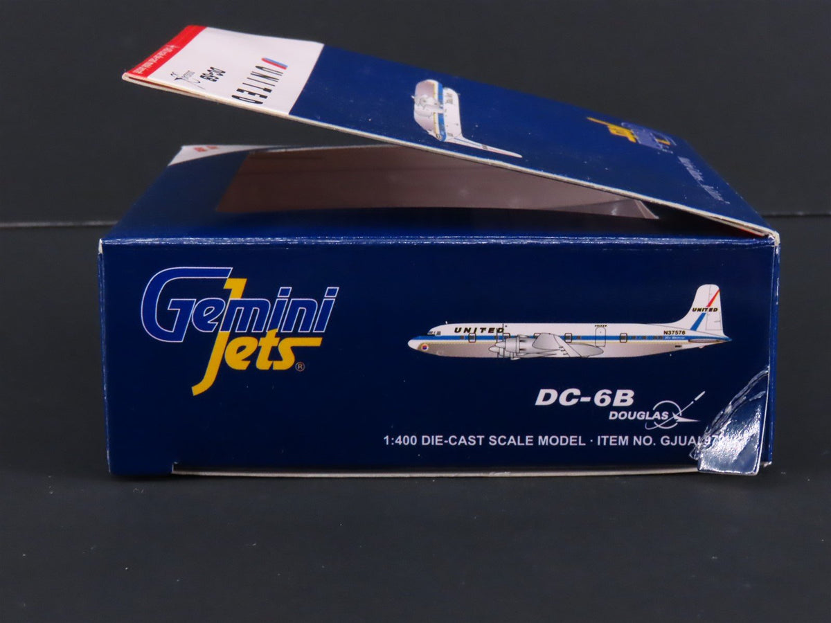 1:400 Gemini Jets GJUAL972 Die-Cast United McDonnell Douglas DC-6B Airliner