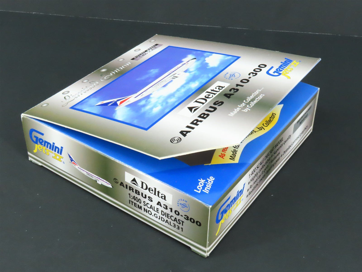 1:400 Scale GeminiJets GJDAL331 Delta Air Lines Airbus A310-300 Airliner