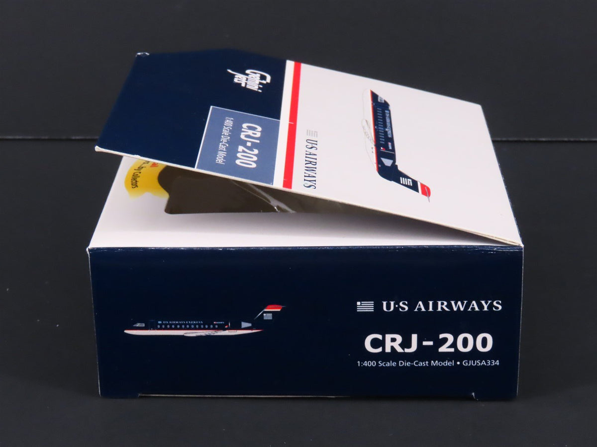 1:400 Scale Gemini Jets GJUSA334 Die-Cast US Airways Canadair CRJ-200 Airliner