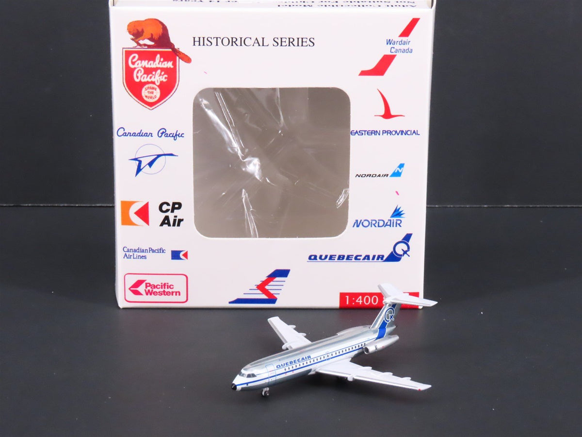 1:400 Aero Classics Die-Cast Quebecair British Aircraft Co BAC-111-300 Airliner
