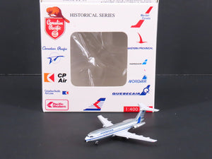 1:400 Aero Classics Die-Cast Quebecair British Aircraft Co BAC-111-300 Airliner