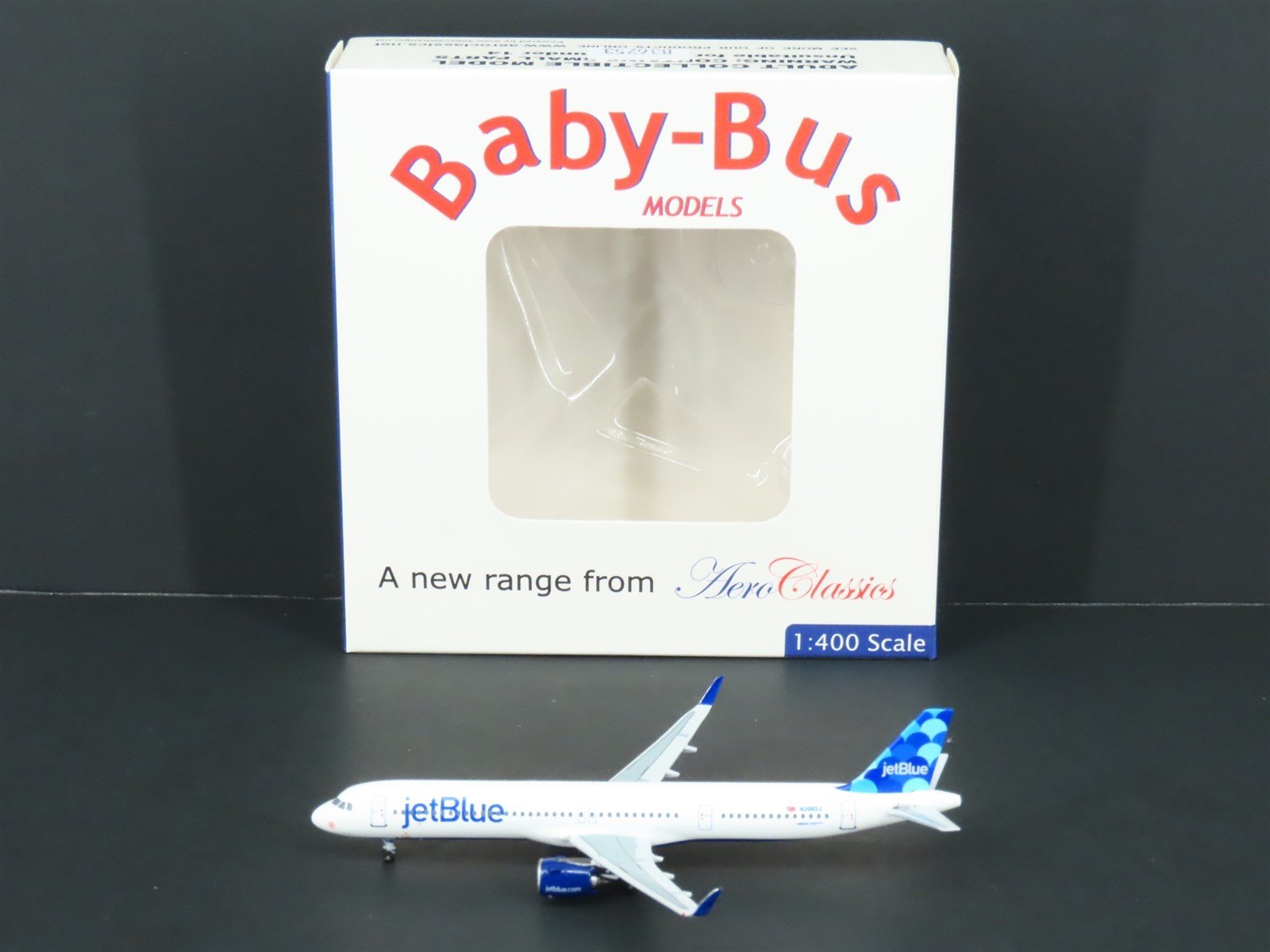 1:400 Scale Aero Classics Baby-Bus Jet Blue A321-271NX Airbus N2002J - Balloons