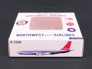1:400 Scale Aero Classics Die-Cast Northwest Airlines Boeing B-720-051B Airliner