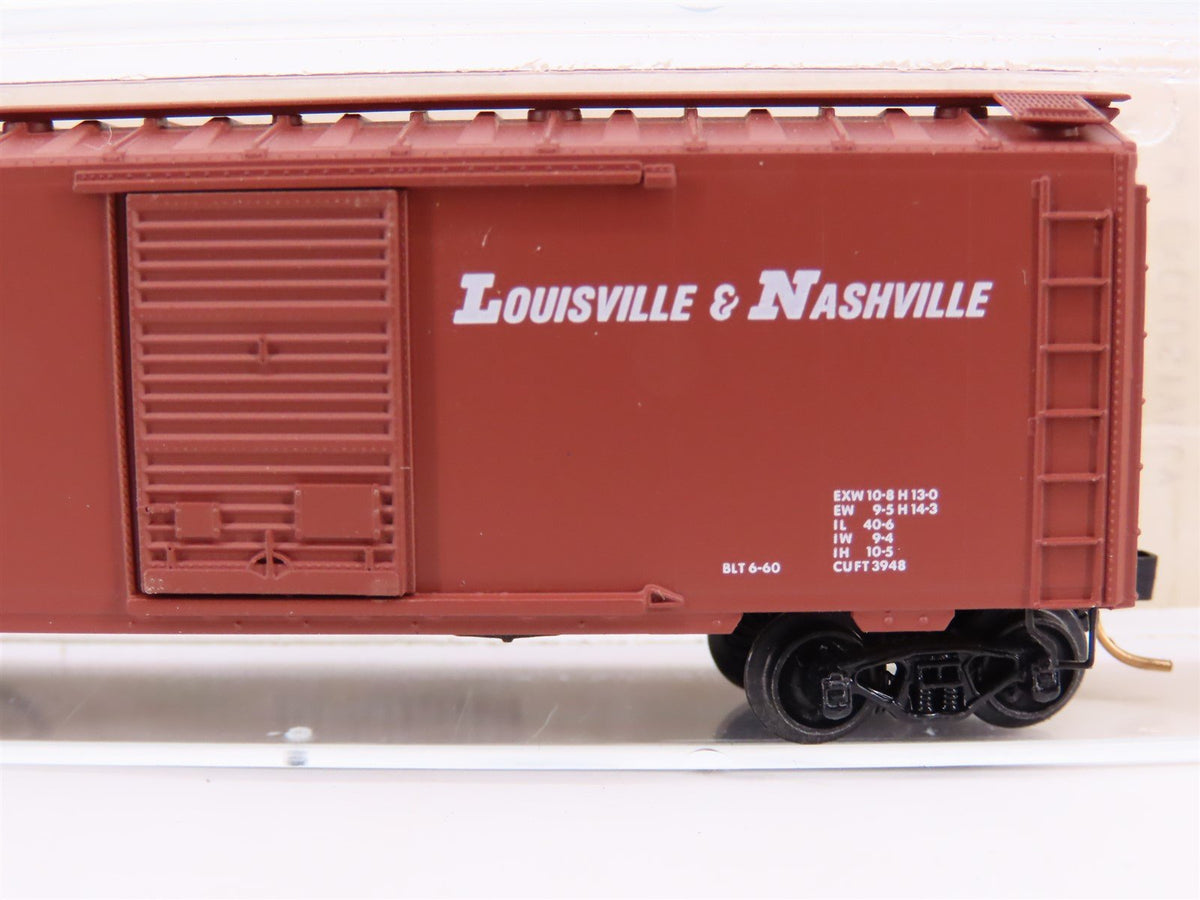 N Scale Brooklyn Loco Works/Kadee L&amp;N Louisville &amp; Nashville 40&#39; Boxcar #92559