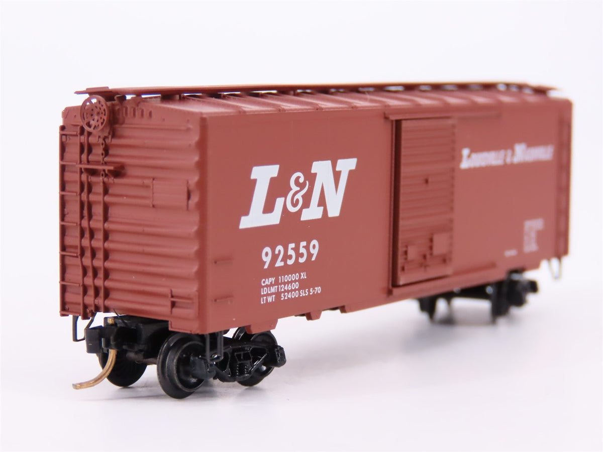 N Scale Brooklyn Loco Works/Kadee L&amp;N Louisville &amp; Nashville 40&#39; Boxcar #92559