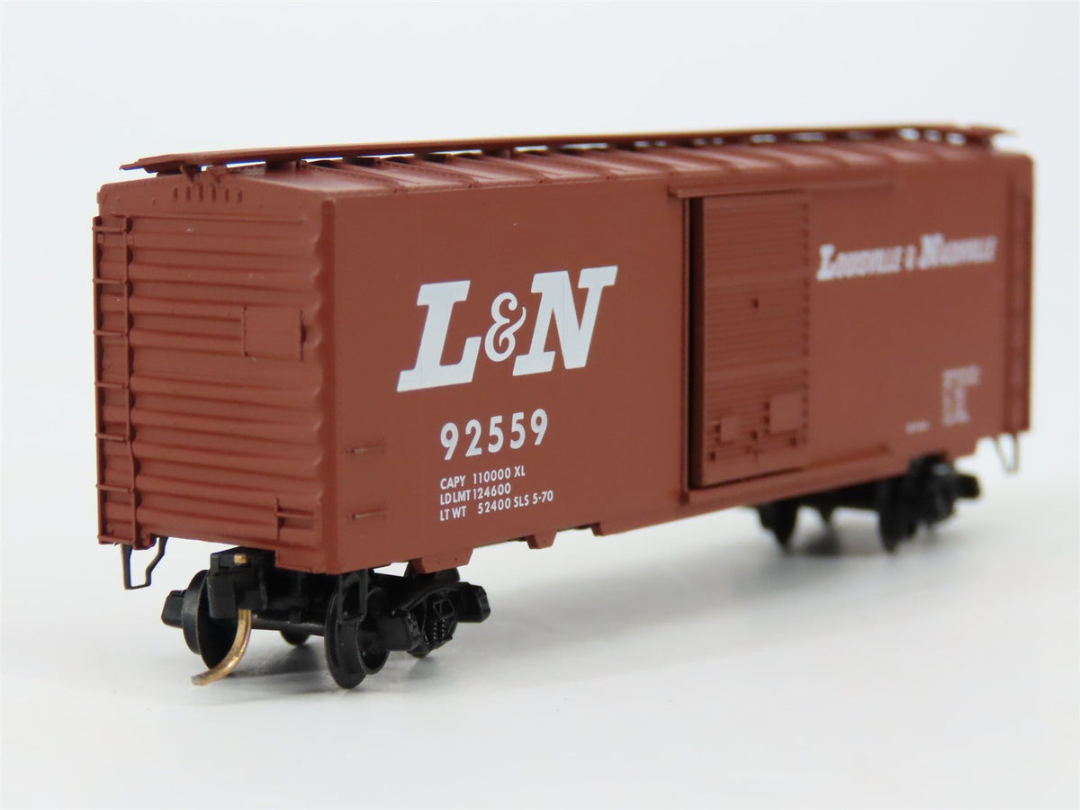 N Scale Brooklyn Loco Works/Kadee L&amp;N Louisville &amp; Nashville 40&#39; Boxcar #92559