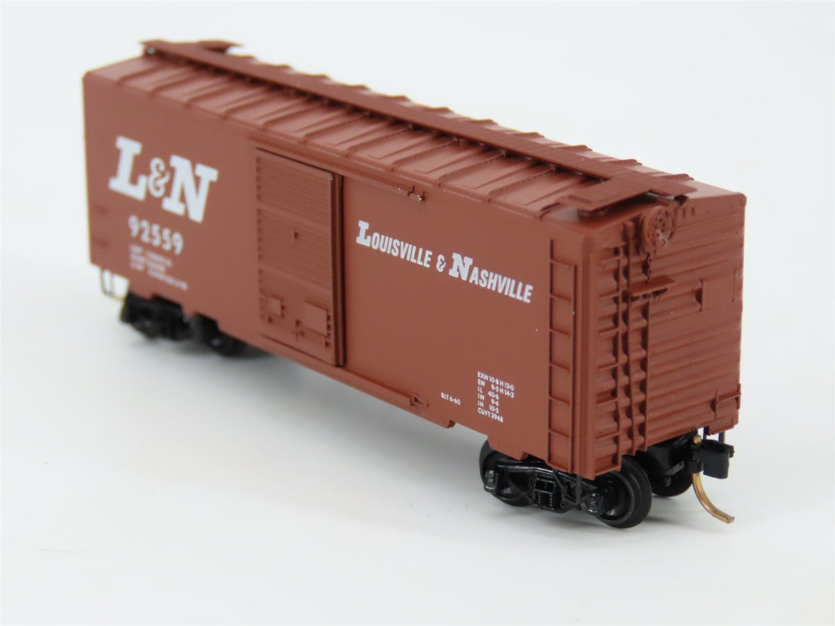 N Scale Brooklyn Loco Works/Kadee L&amp;N Louisville &amp; Nashville 40&#39; Boxcar #92559