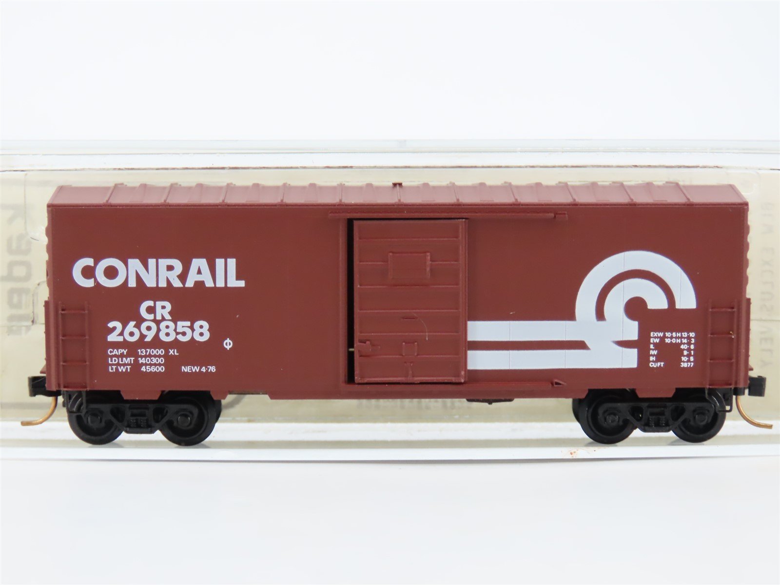 N Scale Brooklyn Loco Works/Kadee CR Conrail 40' Modern Boxcar #269858