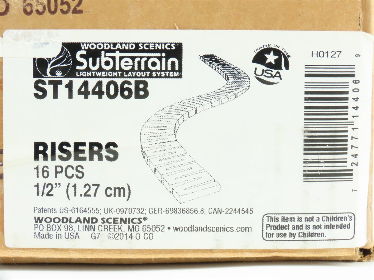 Woodland Scenics ST14406B SubTerrain 1/2&quot; Foam Risers 16-Pack