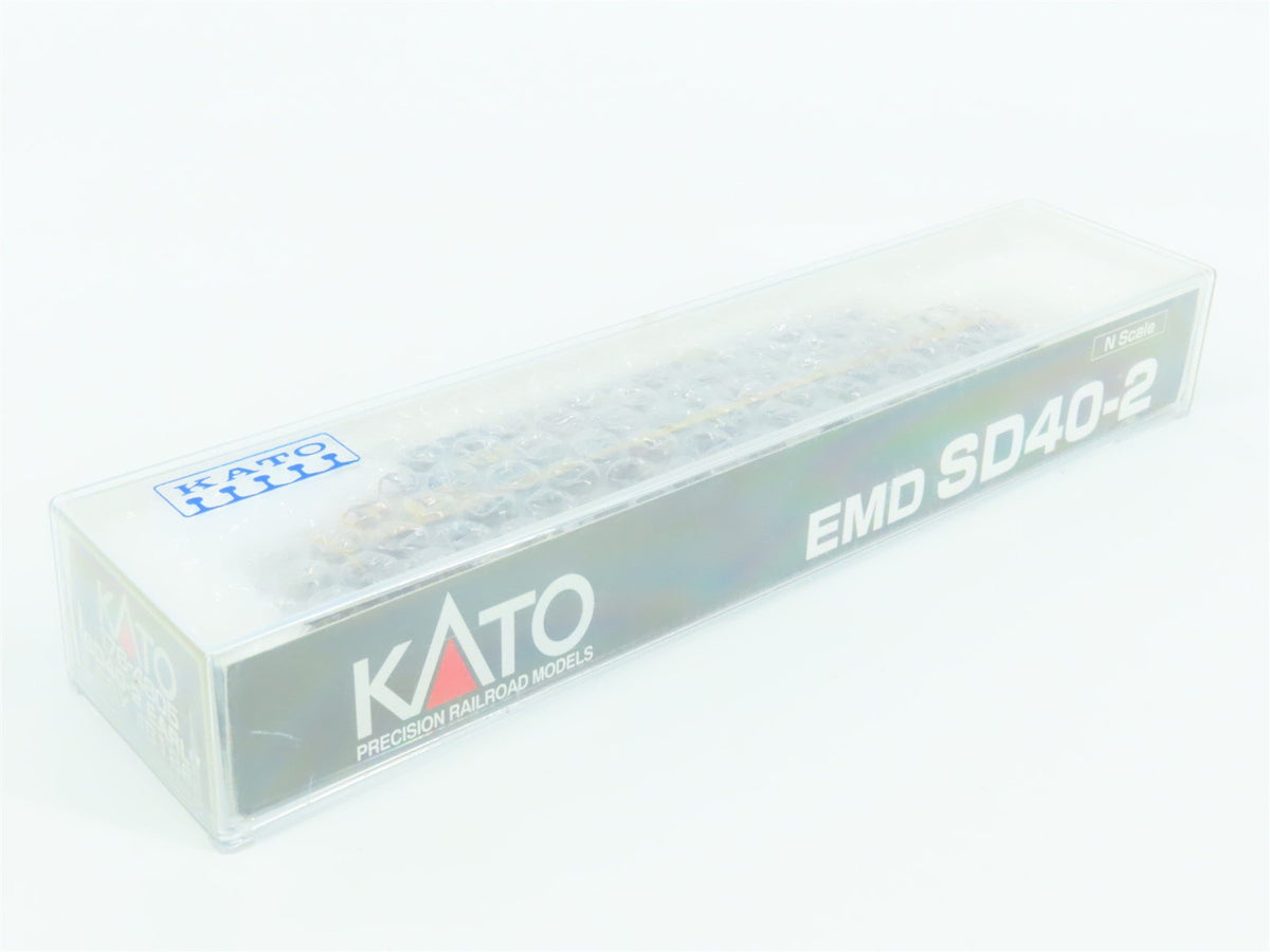 N Scale KATO 176-4805 CSX EMD SD40-2 Early Diesel #8186 - Custom Weathered