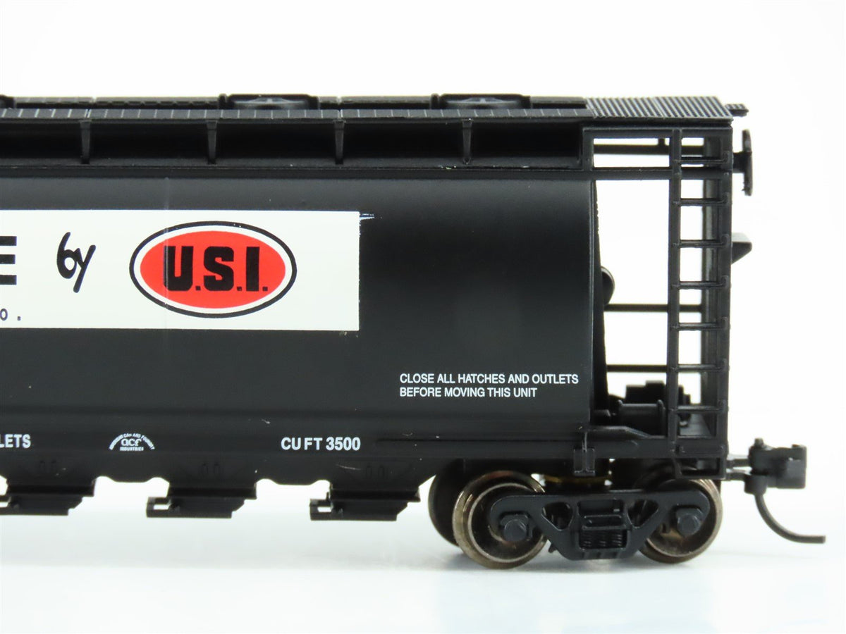 N Scale Bowser 37706 SHPX USI Petrothene 6-Bay Cylindrical Hopper #60416