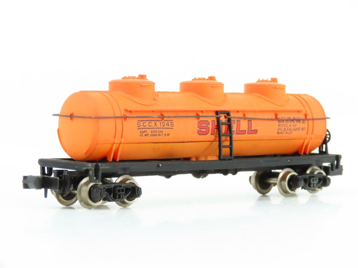 N Scale Bachmann SCCX Shell 3-Dome Tank Car #1245