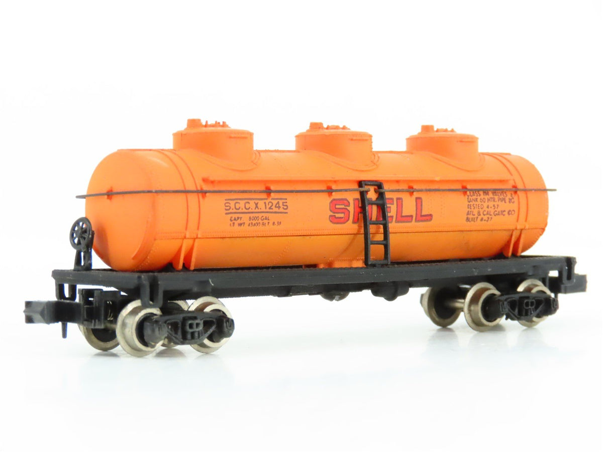 N Scale Bachmann SCCX Shell 3-Dome Tank Car #1245