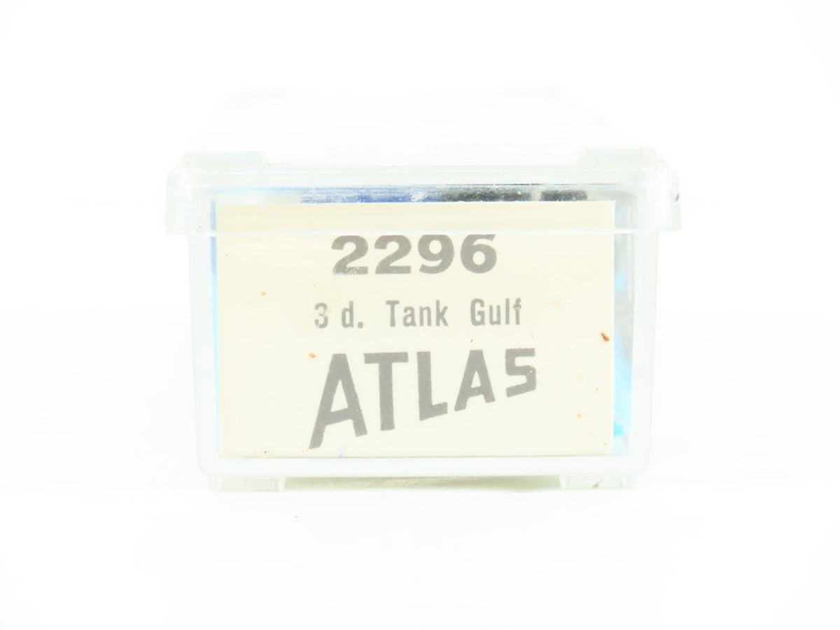 N Scale Atlas 2296 WRMX Gulf Oil 3-Dome Tank Car #14502