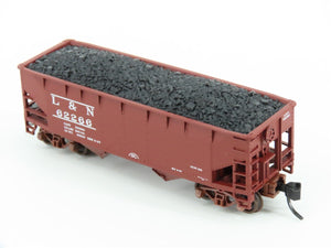 N Scale Atlas 5605A L&N Louisville & Nashville 2-Bay Offset Hopper #62266 w/Load