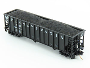 N Scale Atlas 32901 PRR Pennsylvania 90-Ton 3-Bay Hopper #669104 w/ Load