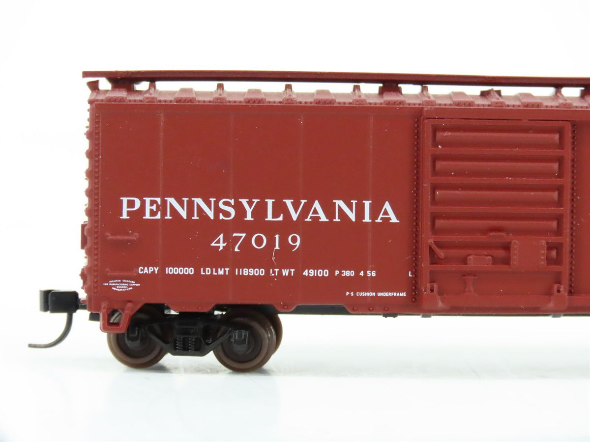 N Atlas Trainman 34577A PRR Pennsylvania 40&#39; PS-1 Single Door Box Car #47019