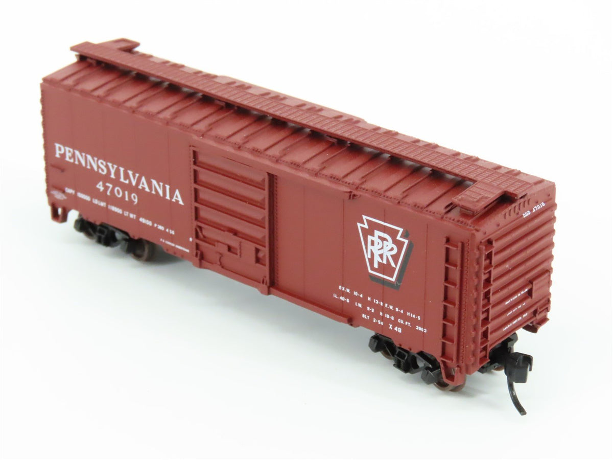 N Atlas Trainman 34577A PRR Pennsylvania 40&#39; PS-1 Single Door Box Car #47019