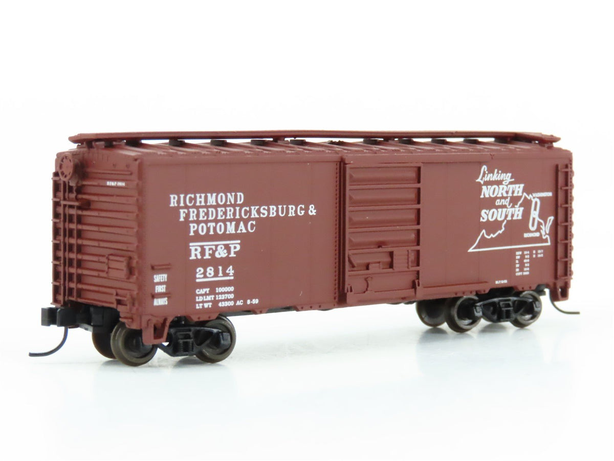 N Scale Atlas Trainman 34608 RF&amp;P 40&#39; PS-1 Single Door Box Car #2814