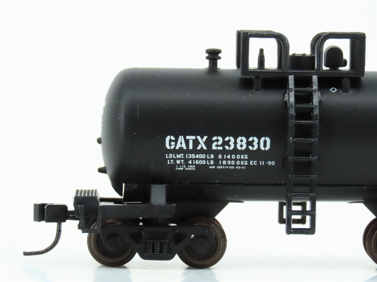 N Scale Atlas Trainman 31431 GATX &quot;Service Driven Logo&quot; Beer Can Tank Car #23830