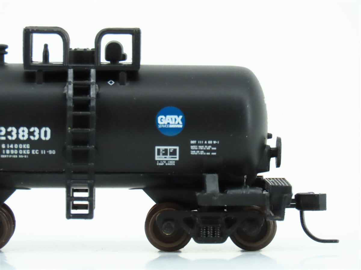 N Scale Atlas Trainman 31431 GATX &quot;Service Driven Logo&quot; Beer Can Tank Car #23830