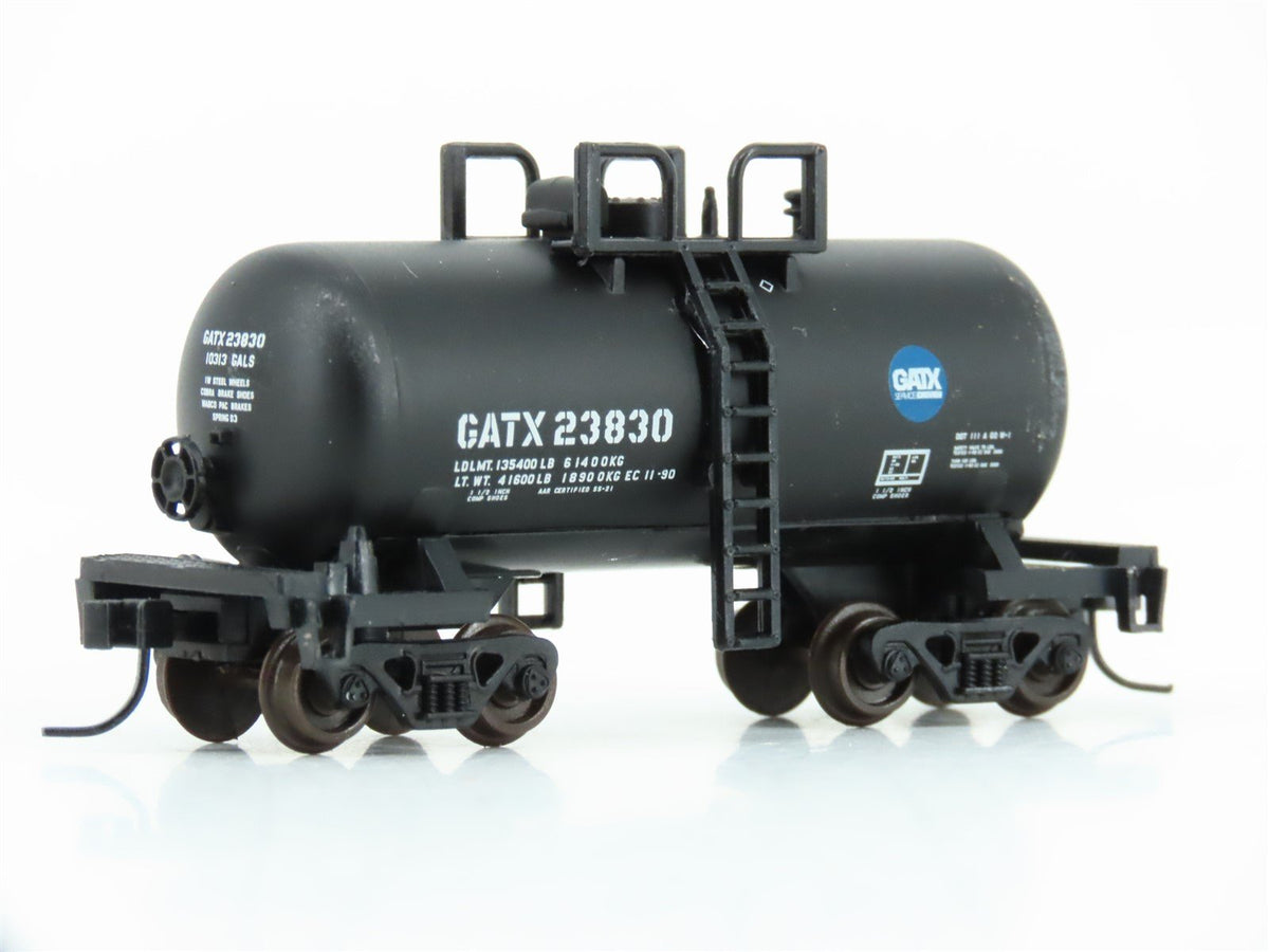 N Scale Atlas Trainman 31431 GATX &quot;Service Driven Logo&quot; Beer Can Tank Car #23830