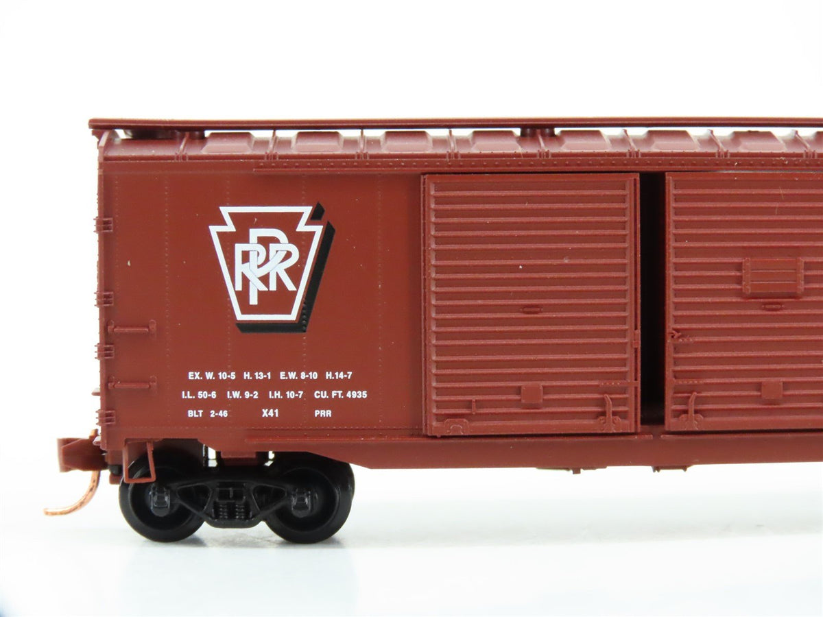 N Micro-Trains MTL 78010 PRR Pennsylvania 50&#39; Double Door Auto Box Car #81906