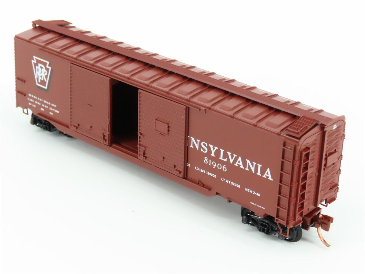 N Micro-Trains MTL 78010 PRR Pennsylvania 50&#39; Double Door Auto Box Car #81906