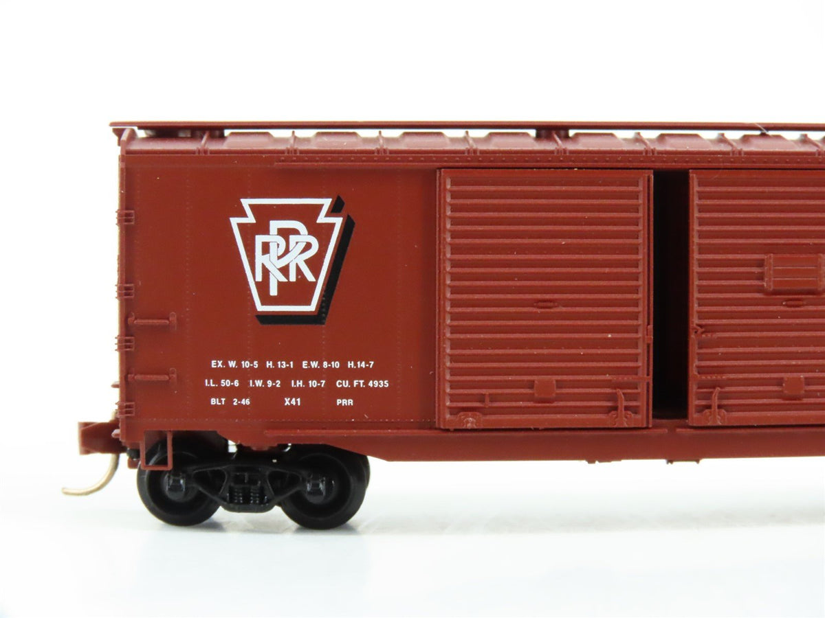 N Micro-Trains MTL 78010 PRR Pennsylvania 50&#39; Double Door Auto Box Car #82023