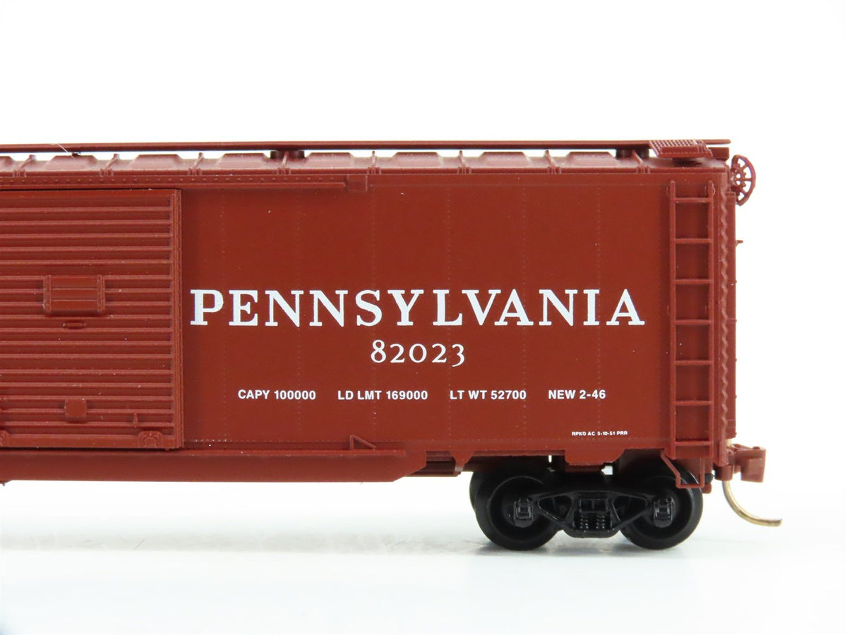 N Micro-Trains MTL 78010 PRR Pennsylvania 50&#39; Double Door Auto Box Car #82023