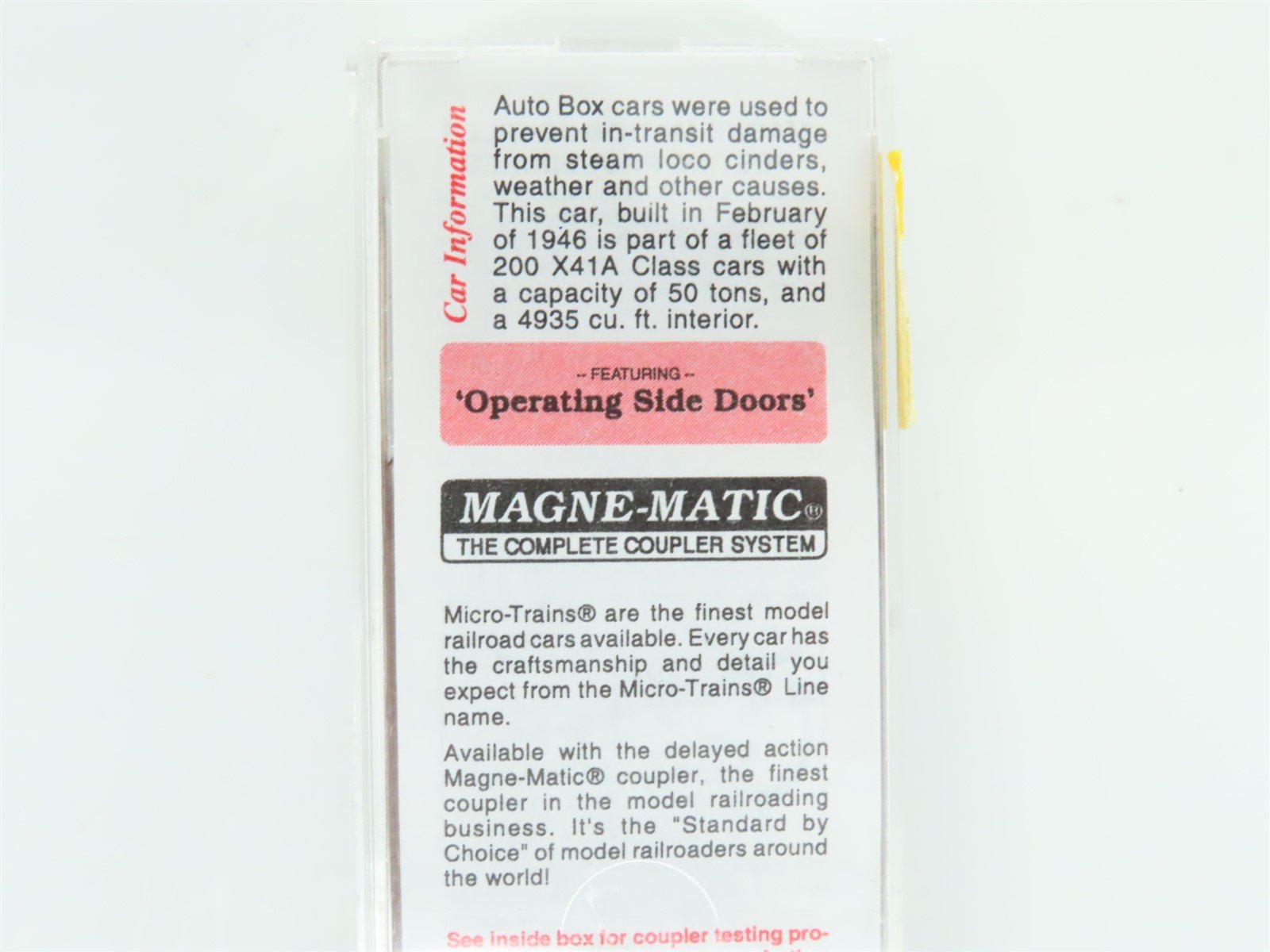 N Micro-Trains MTL 78010 PRR Pennsylvania 50' Double Door Auto Box Car #82023