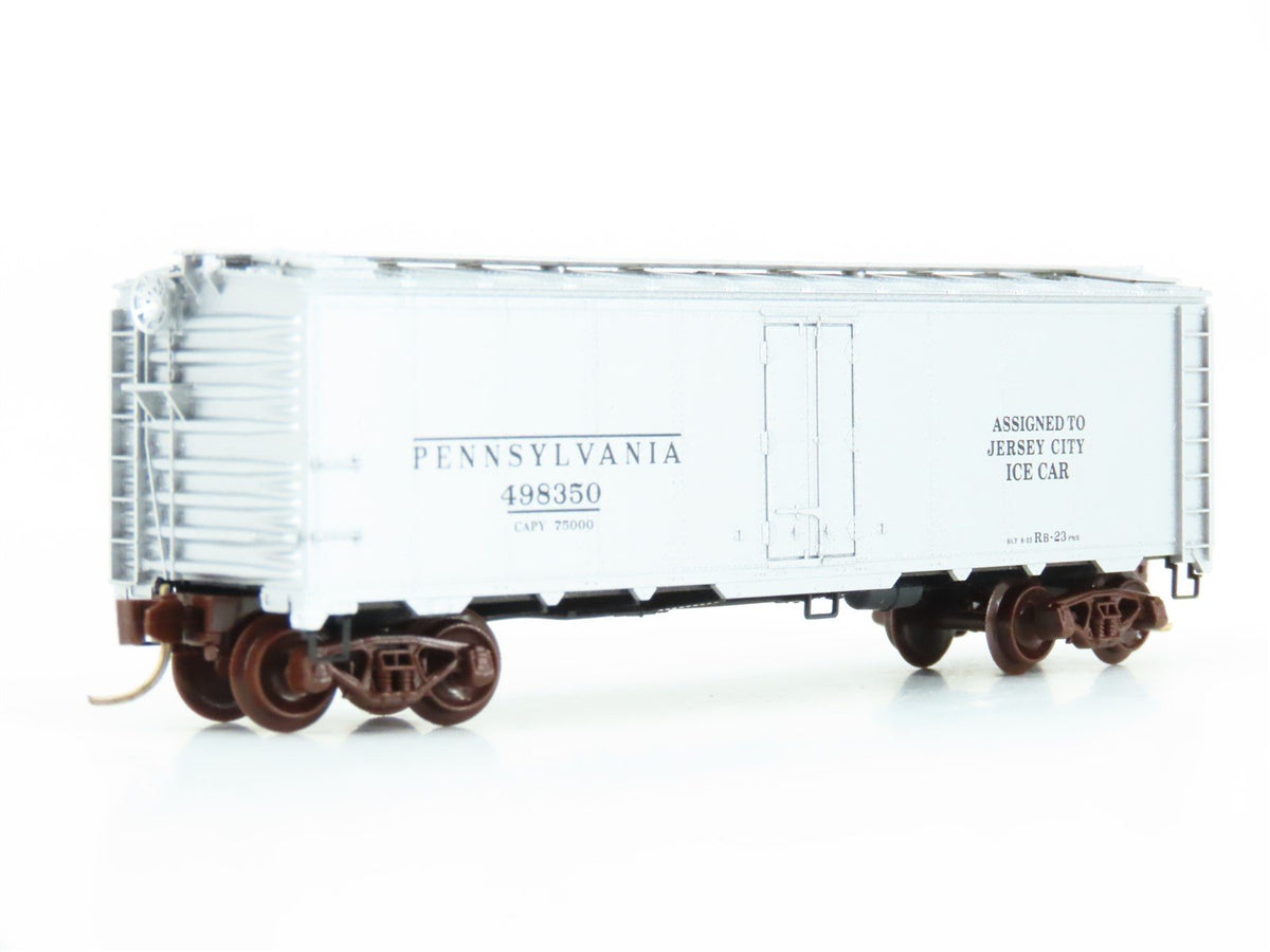 N Micro-Trains MTL 59040 PRR Pennsylvania 40&#39; Steel-Side Ice Reefer #498350