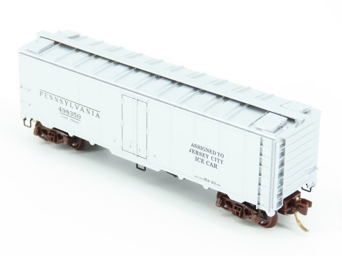 N Micro-Trains MTL 59040 PRR Pennsylvania 40&#39; Steel-Side Ice Reefer #498350