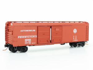 N Micro-Trains MTL 79010 PRR Pennsylvania 50' Wagon Top Auto Box Car #48302