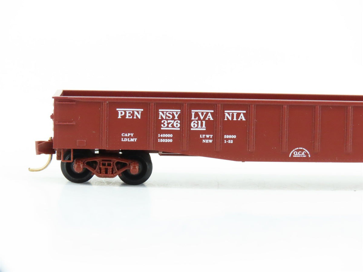 N Scale Micro-Trains MTL 105020 PRR Pennsylvania 50&#39; Fixed End Gondola #376611