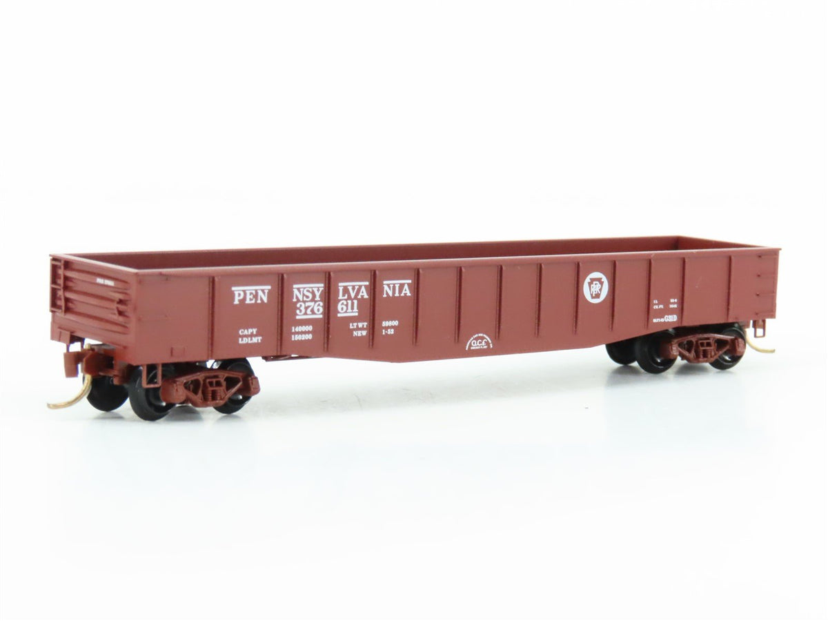 N Scale Micro-Trains MTL 105020 PRR Pennsylvania 50&#39; Fixed End Gondola #376611