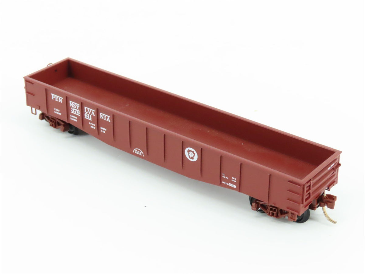 N Scale Micro-Trains MTL 105020 PRR Pennsylvania 50&#39; Fixed End Gondola #376611