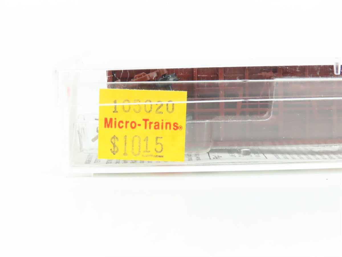 N Scale Micro-Trains MTL 105020 PRR Pennsylvania 50&#39; Fixed End Gondola #376611