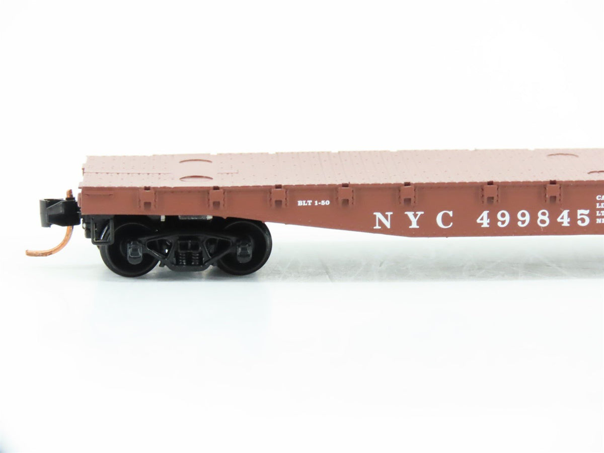 N Scale Micro-Trains MTL 04500040 NYC New York Central 50&#39; Flat Car #499845