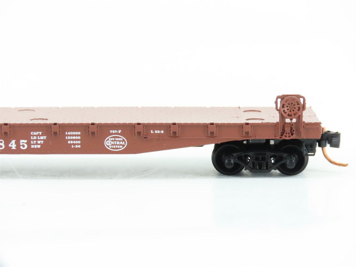 N Scale Micro-Trains MTL 04500040 NYC New York Central 50&#39; Flat Car #499845