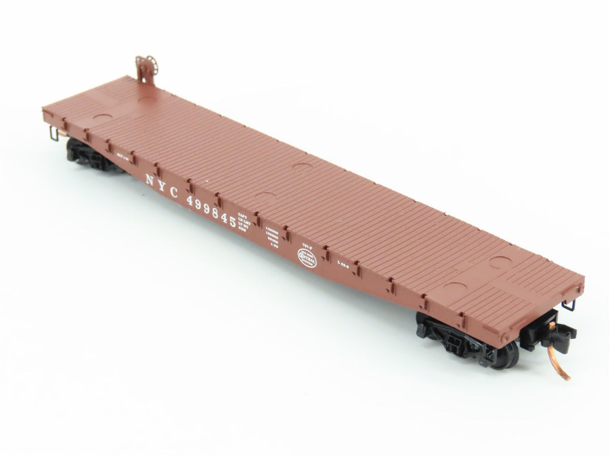 N Scale Micro-Trains MTL 04500040 NYC New York Central 50&#39; Flat Car #499845