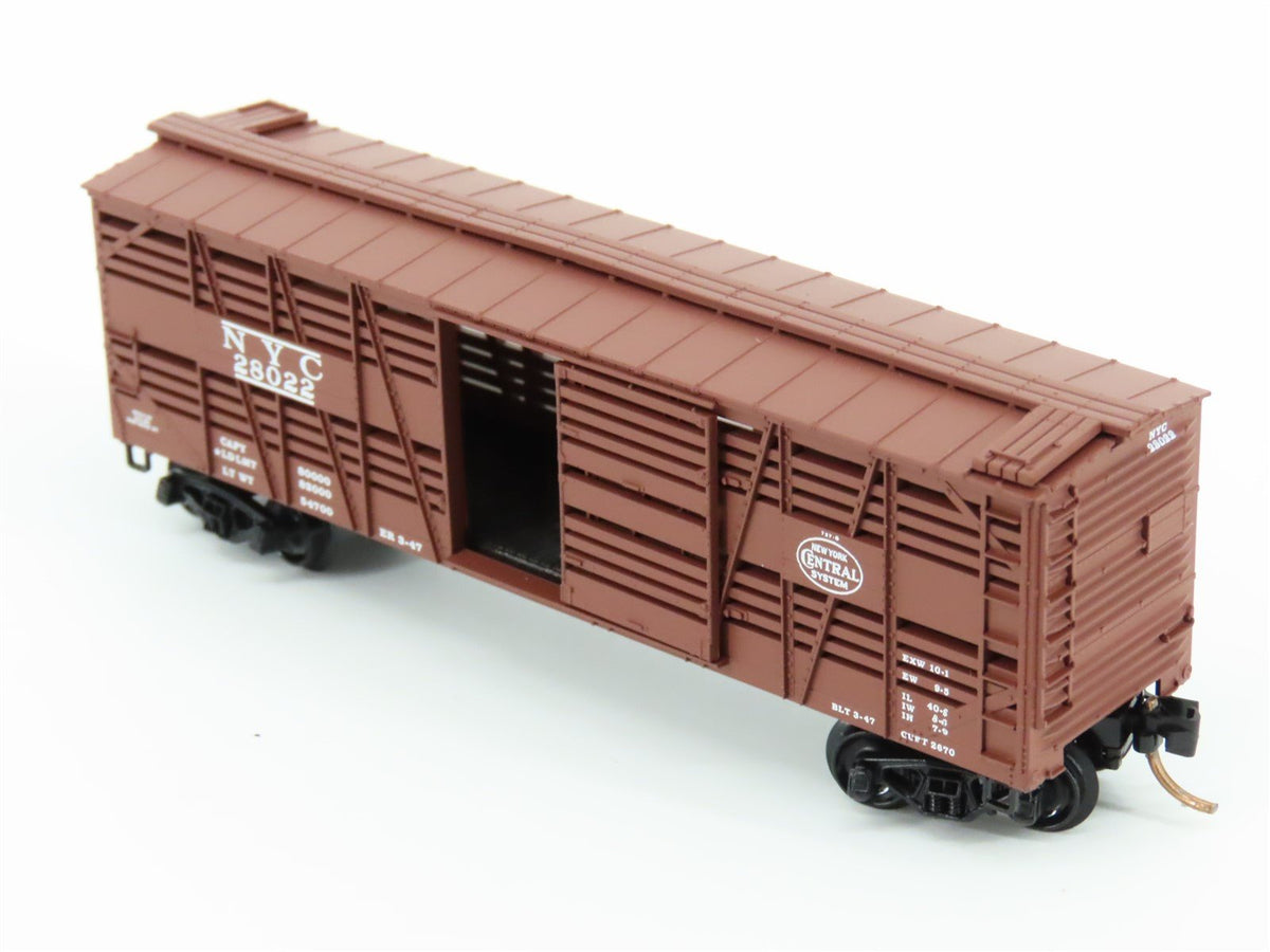 N Micro-Trains MTL 35040 NYC New York Central 40&#39; Despatch Stock Car #28022