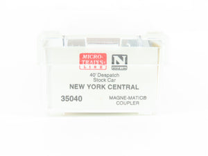 N Micro-Trains MTL 35040 NYC New York Central 40' Despatch Stock Car #28022