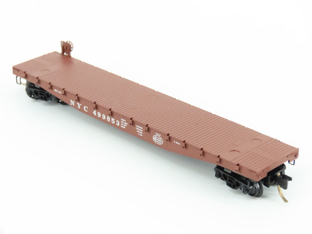 N Scale Micro-Trains MTL 45040 NYC New York Central 50&#39; Flat Car #499853