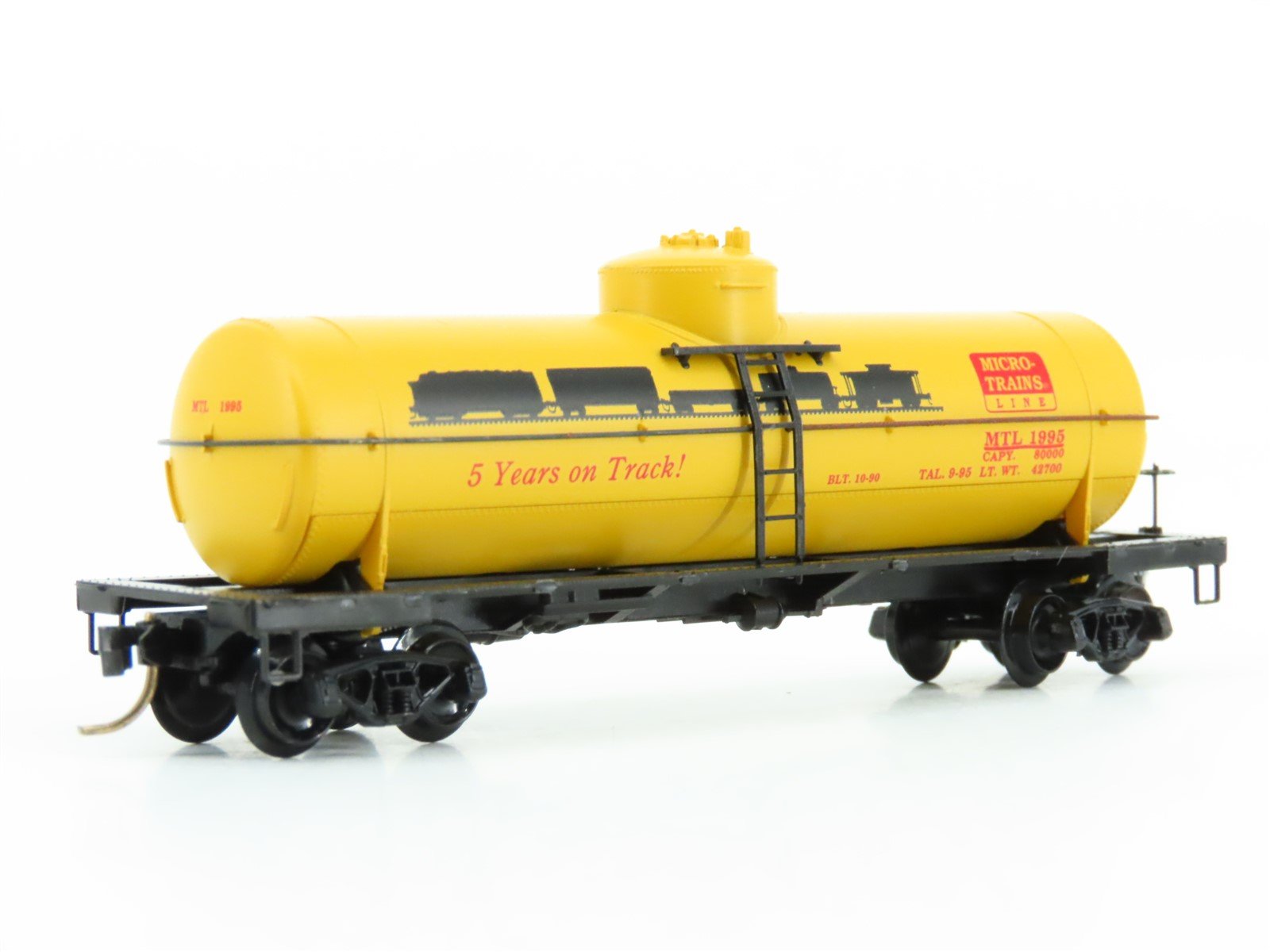 N Scale Micro-Trains MTL 65380 5th Anniversary Single Dome Tank Car #1995