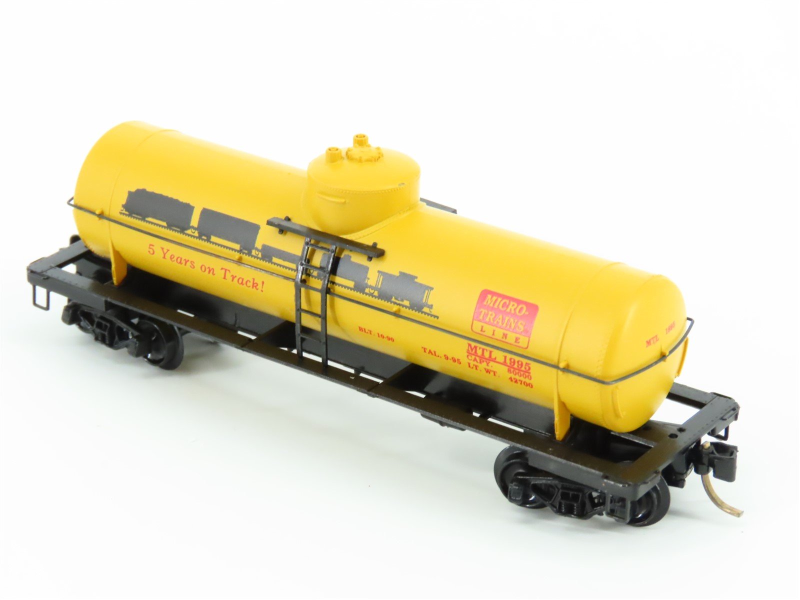 N Scale Micro-Trains MTL 65380 5th Anniversary Single Dome Tank Car #1995