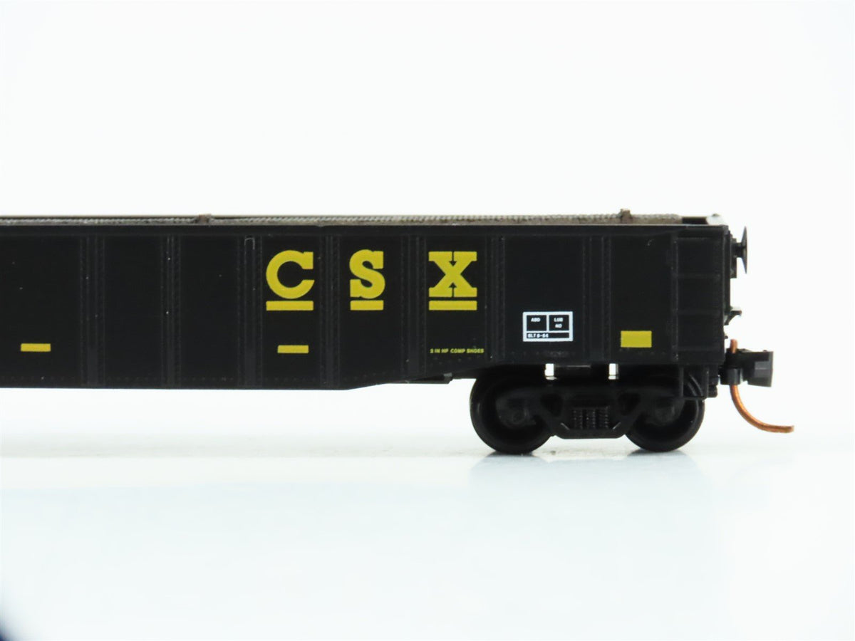 N Micro-Trains MTL 10500537 CSX 50&#39; Fixed End Gondola #704786 w/ Scrap Load