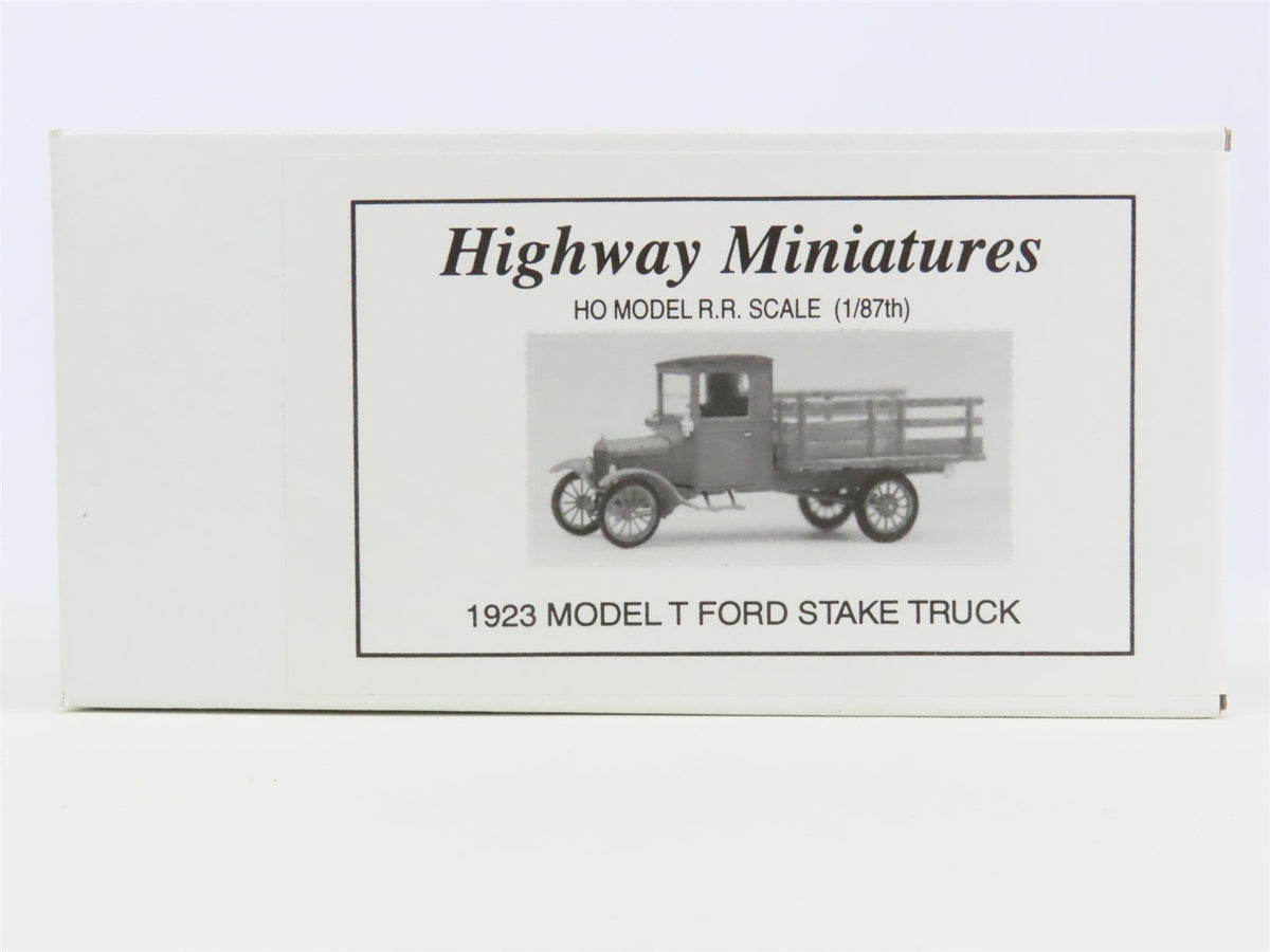 HO Scale Jordan Highway Miniatures Kit #360-238 1923 Model T Ford Stake Truck