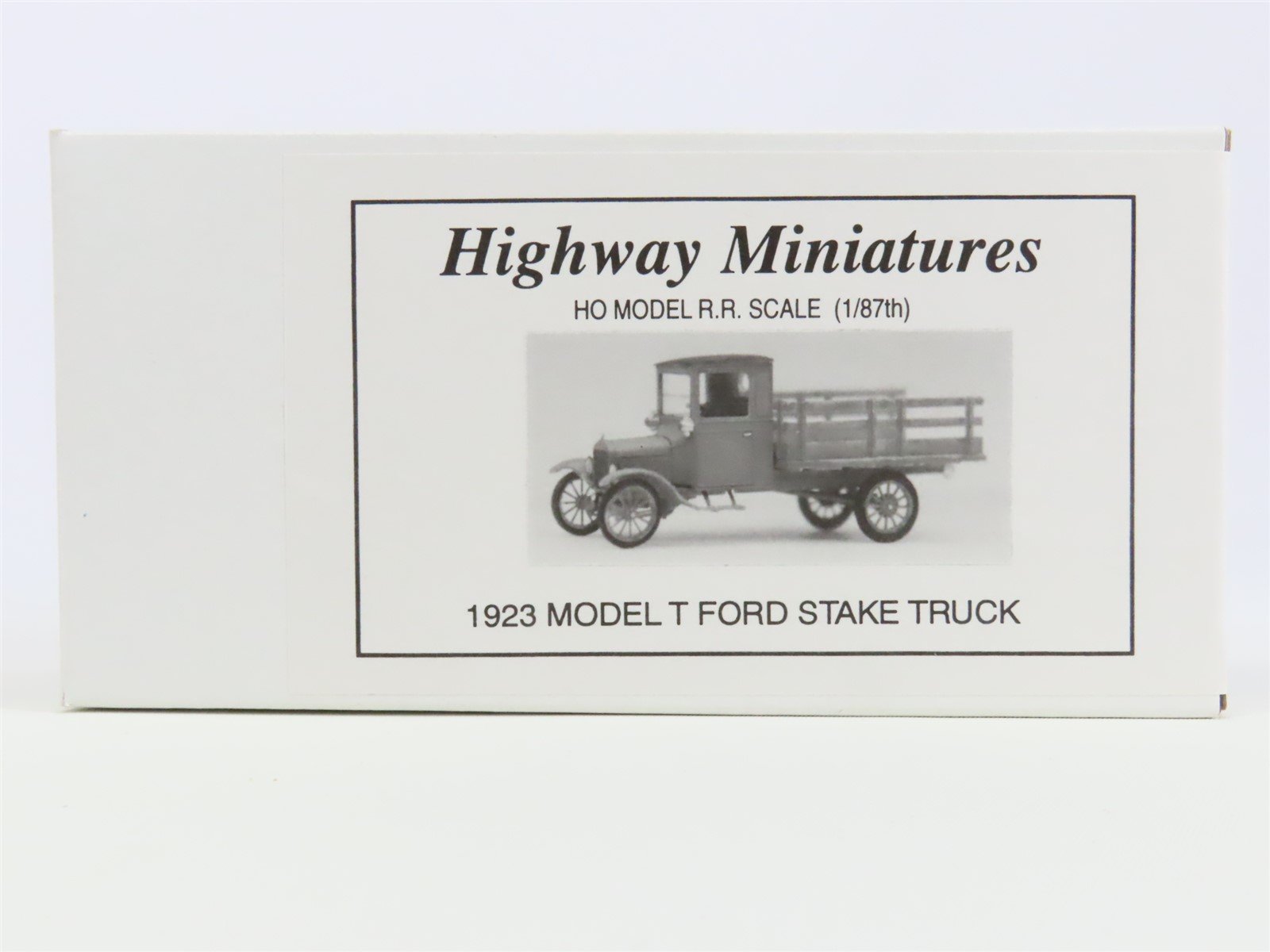 HO Scale Jordan Highway Miniatures Kit #360-238 1923 Model T Ford Stake Truck