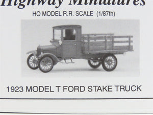 HO Scale Jordan Highway Miniatures Kit #360-238 1923 Model T Ford Stake Truck